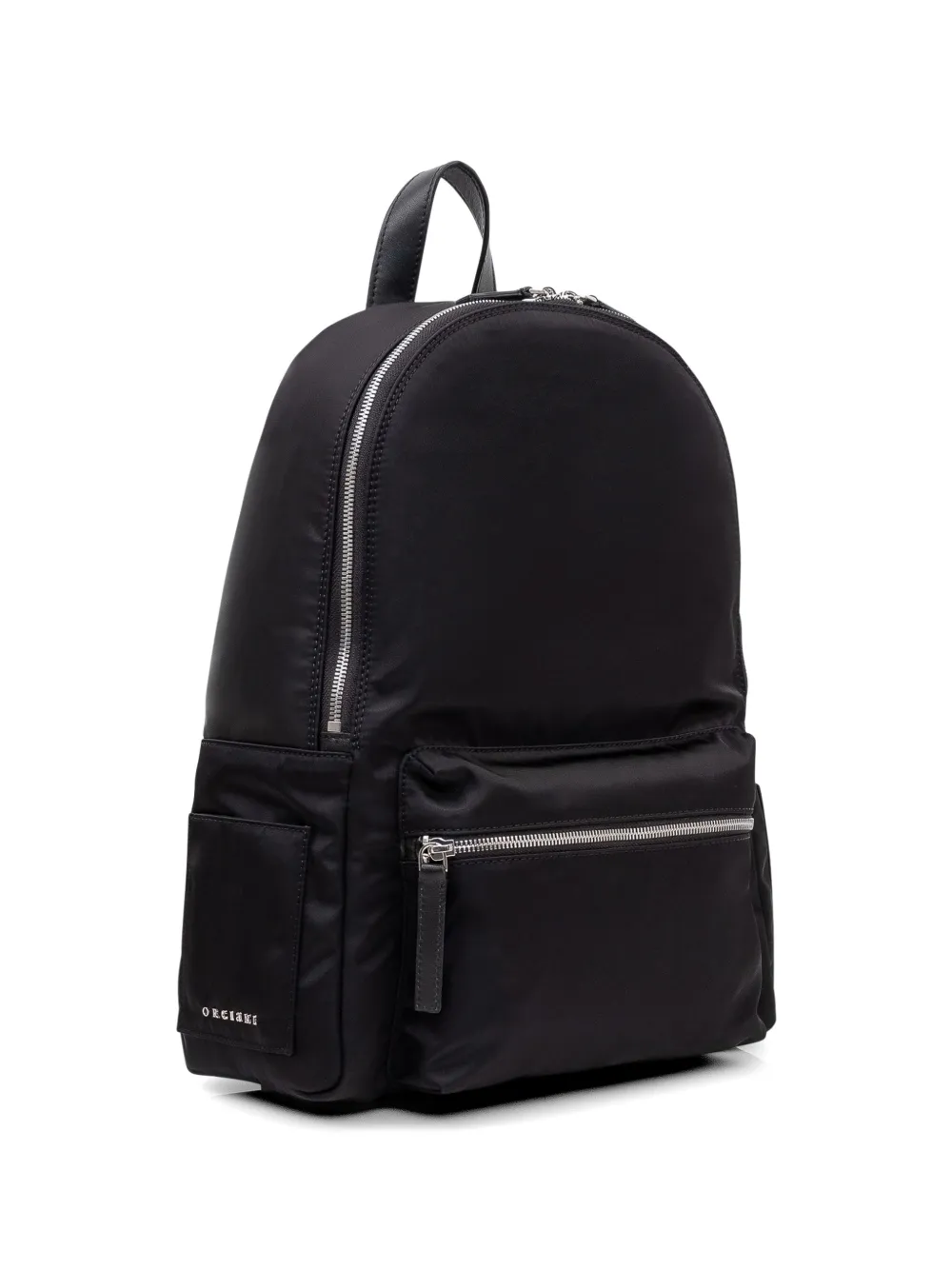  Orciani Laino Davis Zipped Backpack - Black 