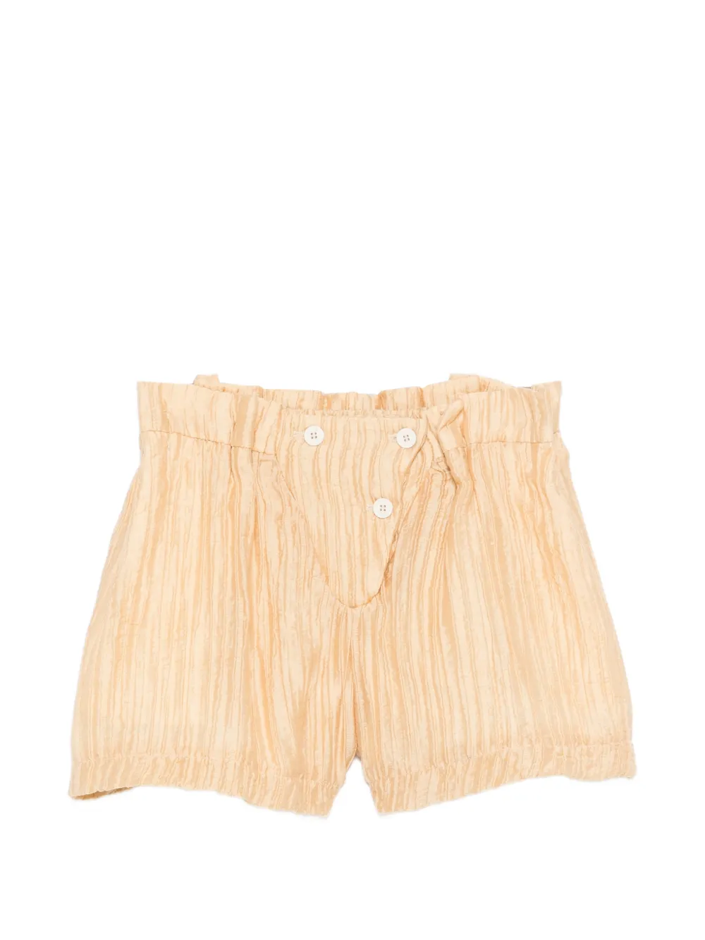 Douuod Kids button pleated shorts - Toni neutri