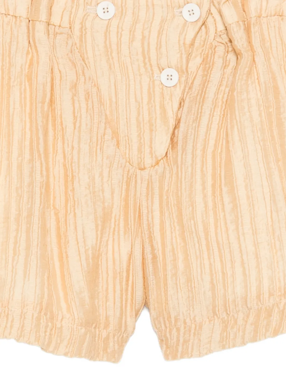  Douuod Kids Button Pleated Shorts - Neutrals 