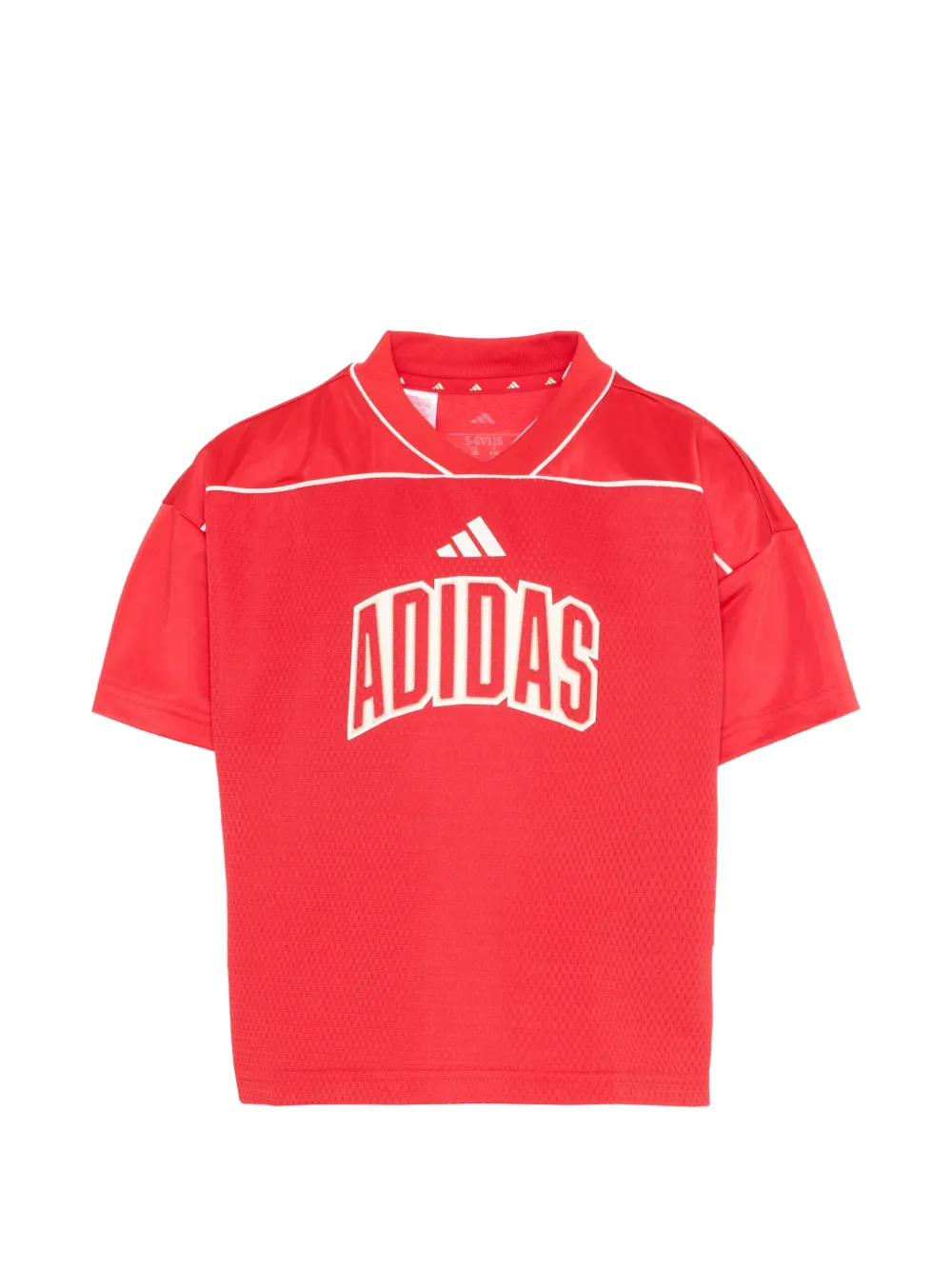 adidas Kids logo-print T-shirt - Rosso
