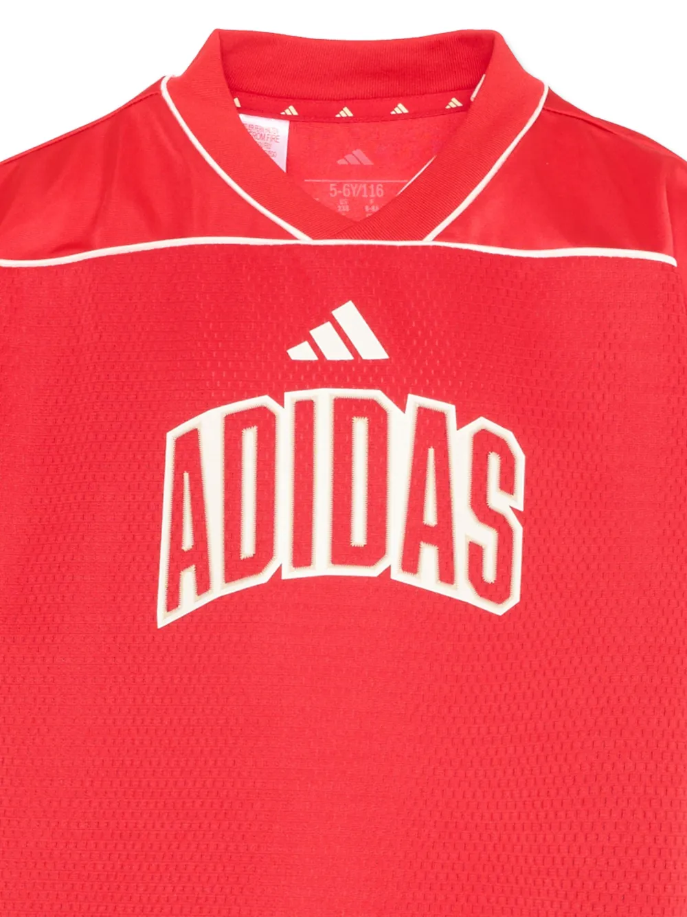  Adidas Kids T-shirt Con Logo - Rosso 