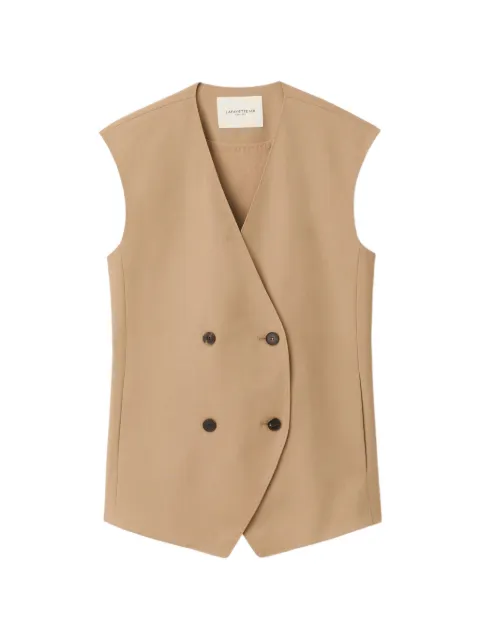 Lafayette 148 chaleco Tropical con doble botonadura