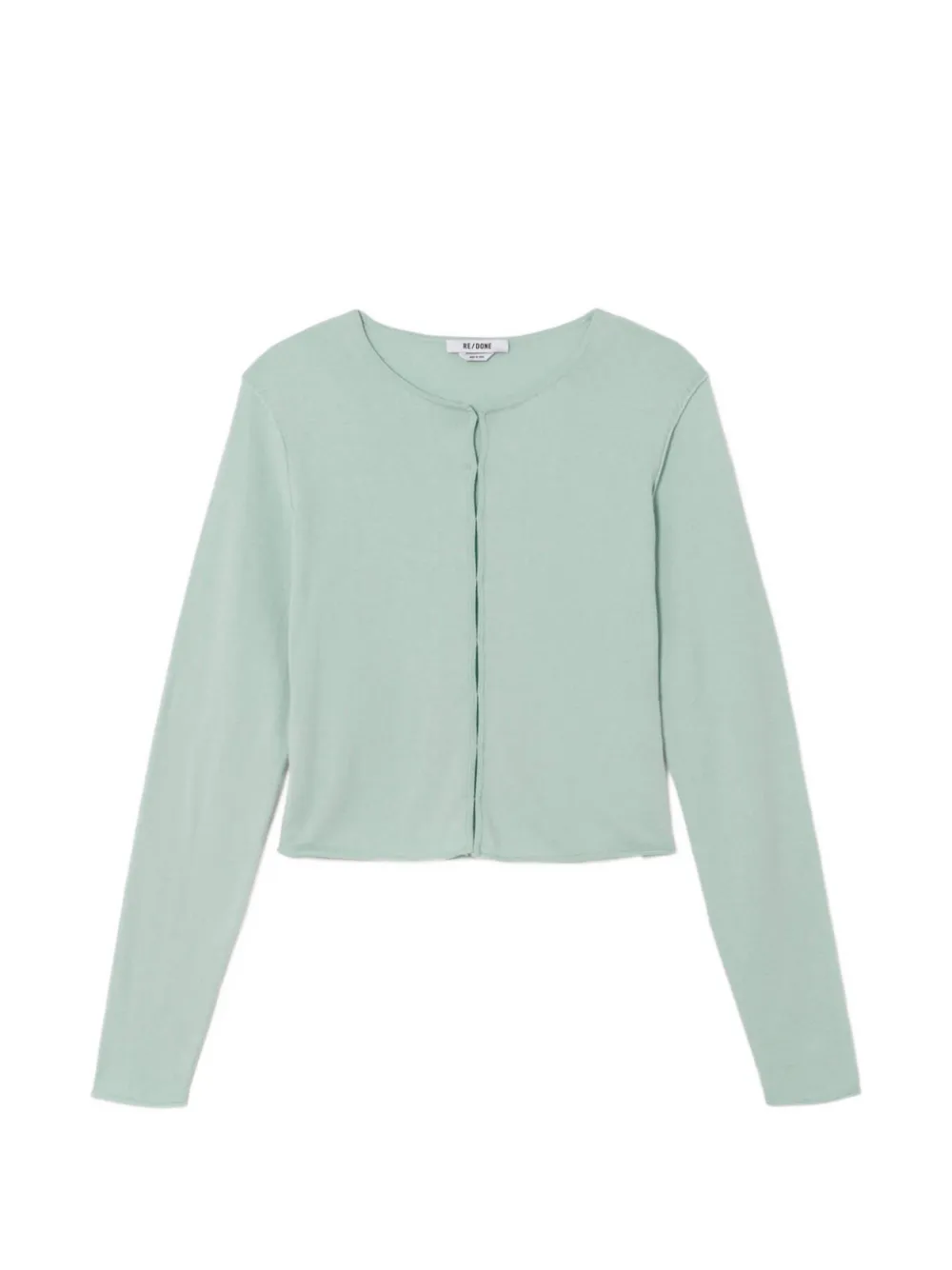 RE/DONE The Sol crew-neck cardigan - Green