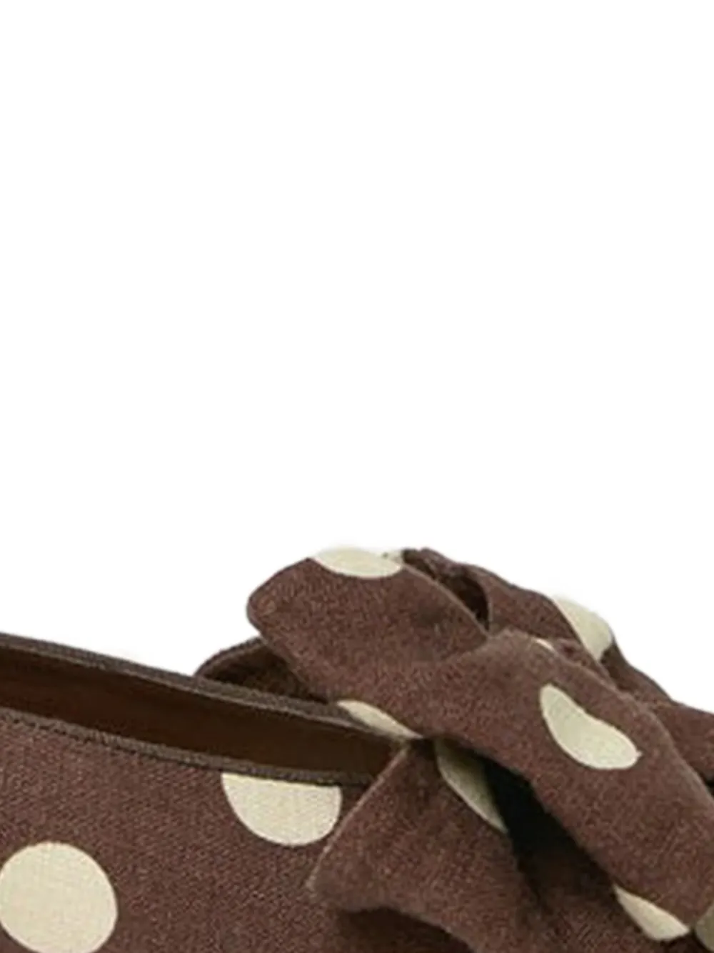 Loeffler Randall Noa bow polka dot ballet flats Bruin