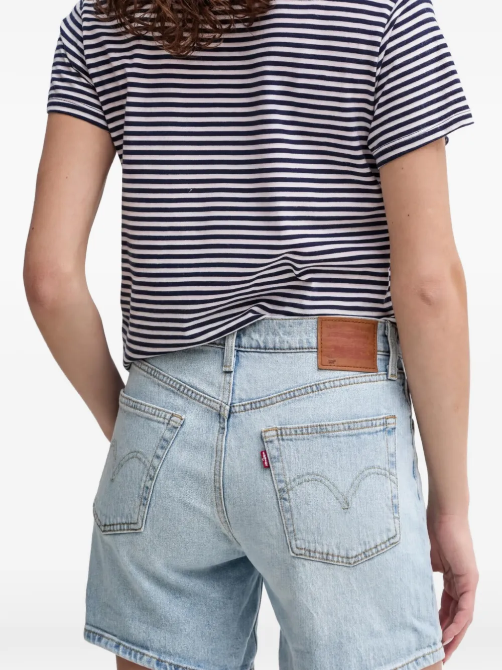 Levi's 501 denim shorts Blauw