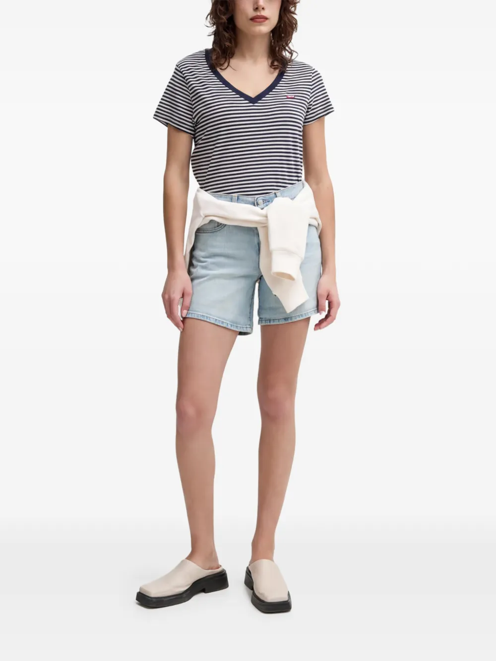 Levi's 501 denim shorts Blauw