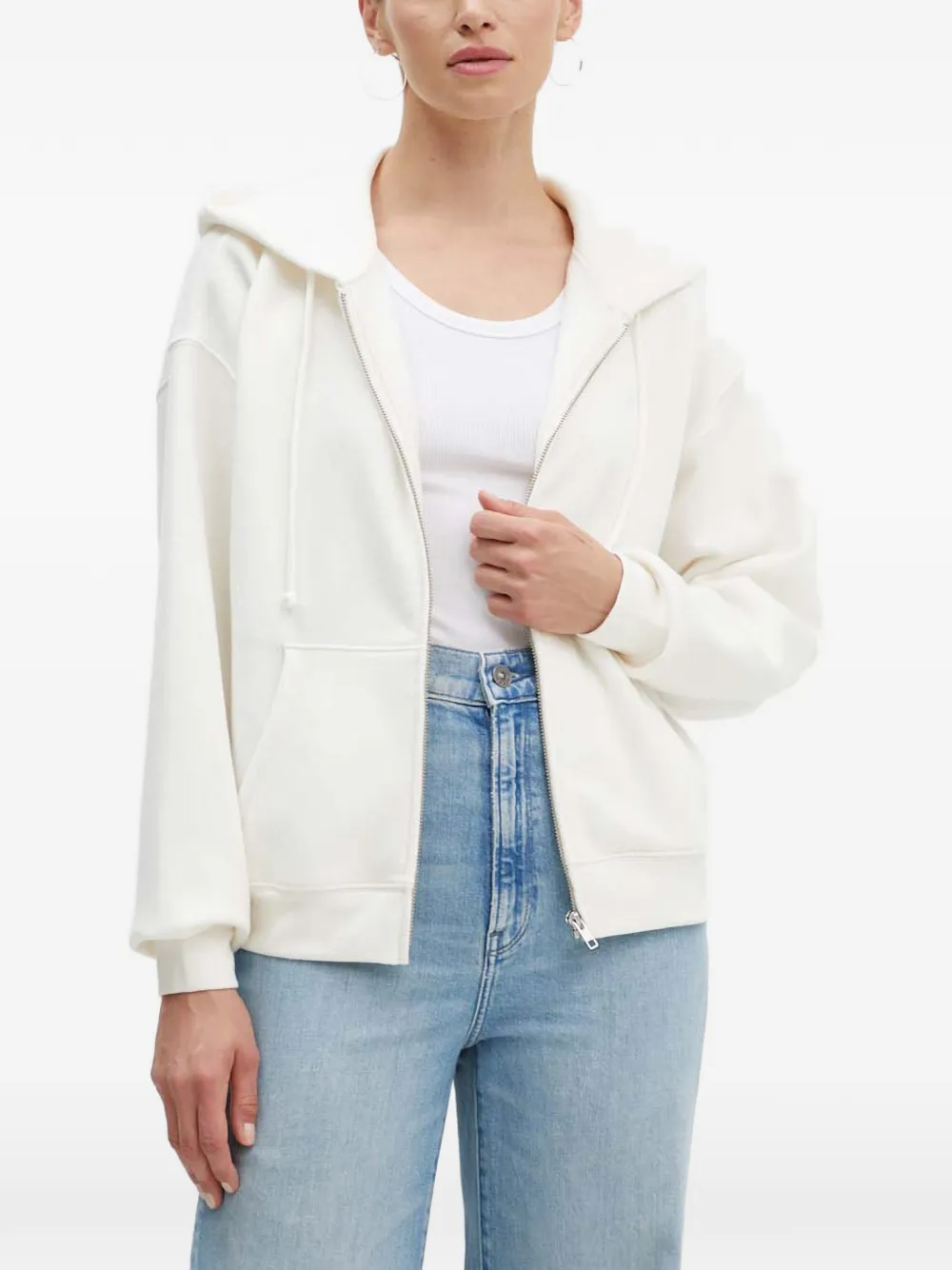 Levi's zip-up hoodie - Nude
