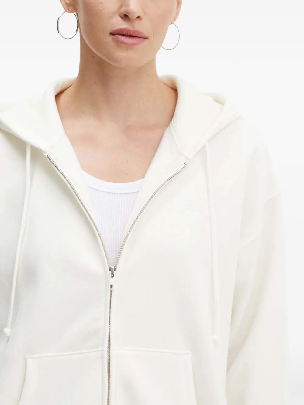Levi's zip-up hoodie Beige