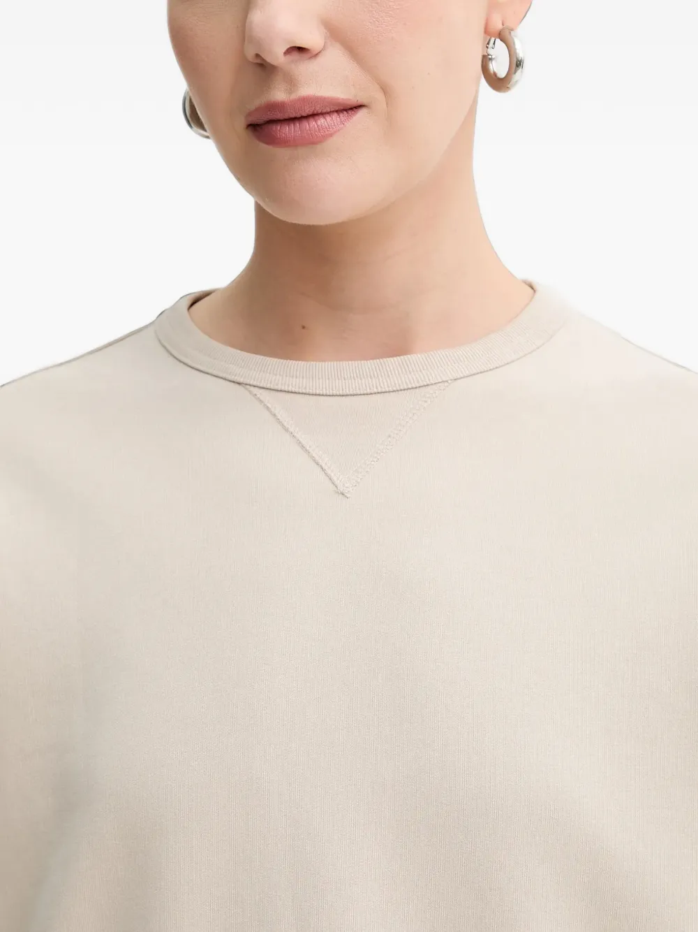 Levi's crew-neck sweatshirt Beige