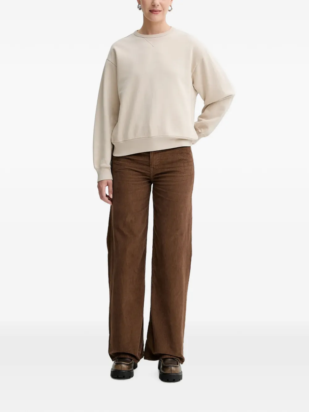 Levi's crew-neck sweatshirt Beige