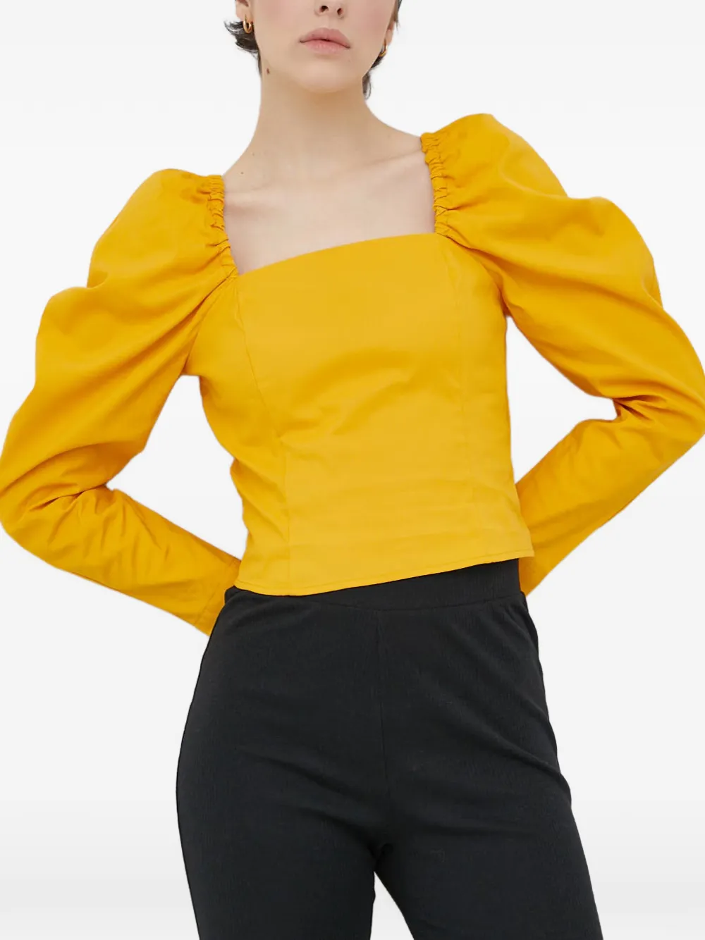 Levi's Top con maniche a palloncino - Giallo