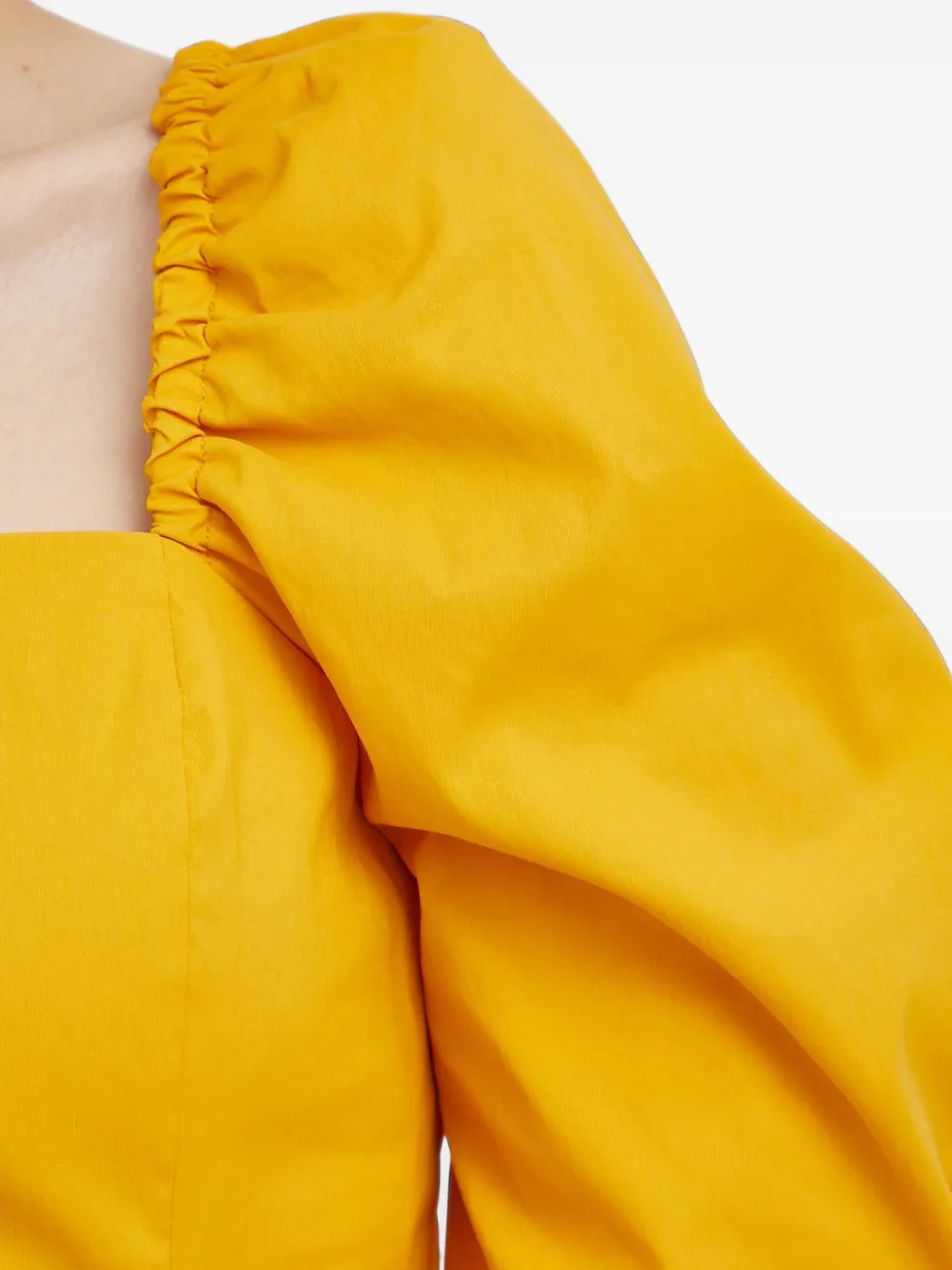 Levi's Top met pofmouwen en ruches Geel