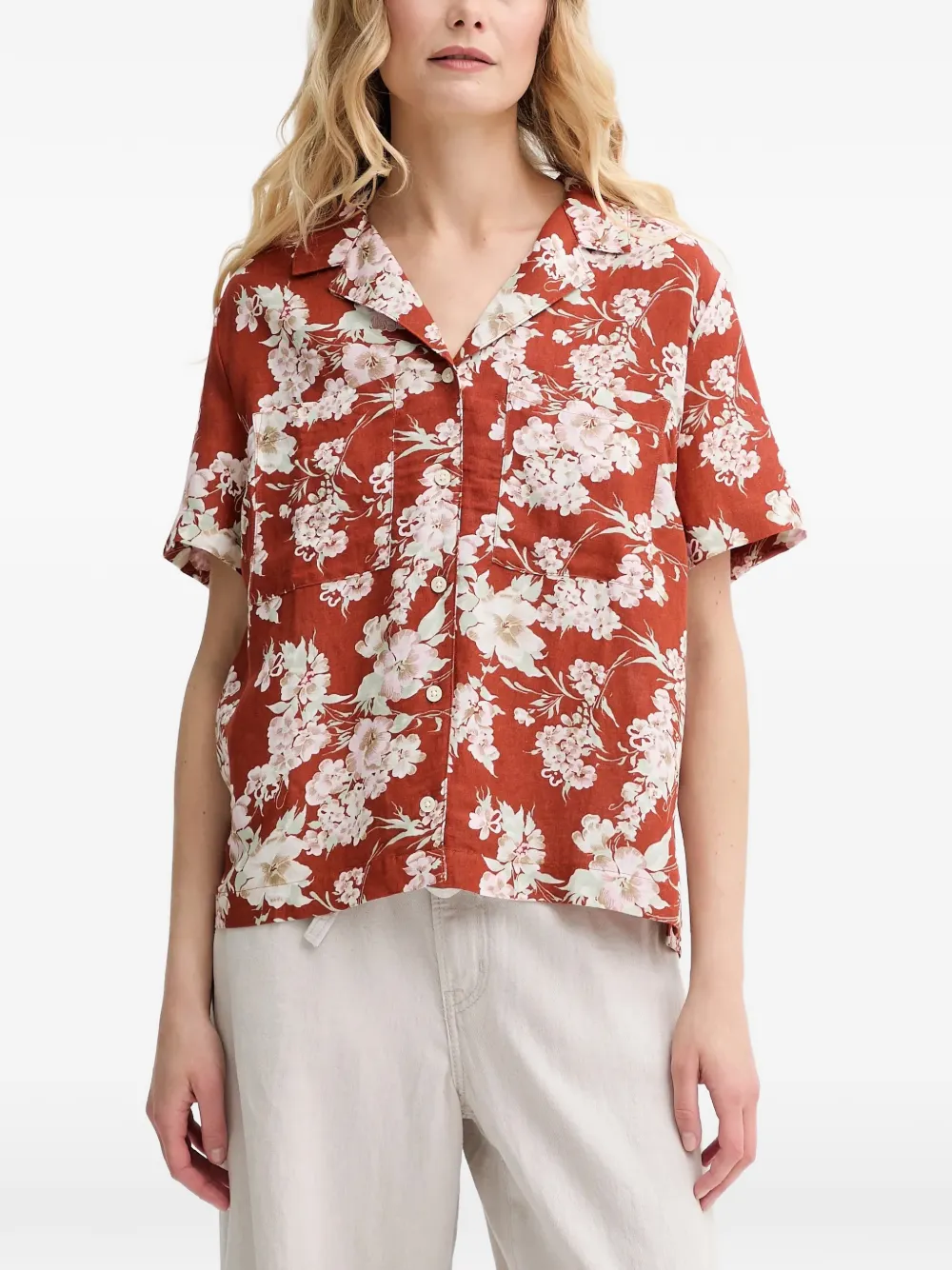Levi's Sonny floral-print chest-pocket shirt