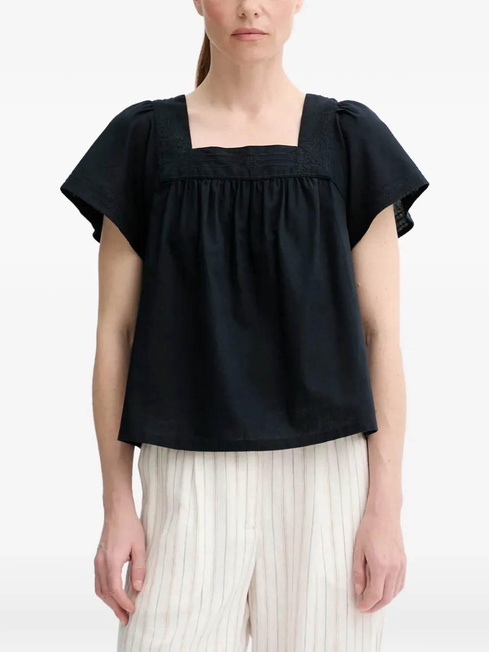 Levi's Top Ambre con scollo quadrato - Nero