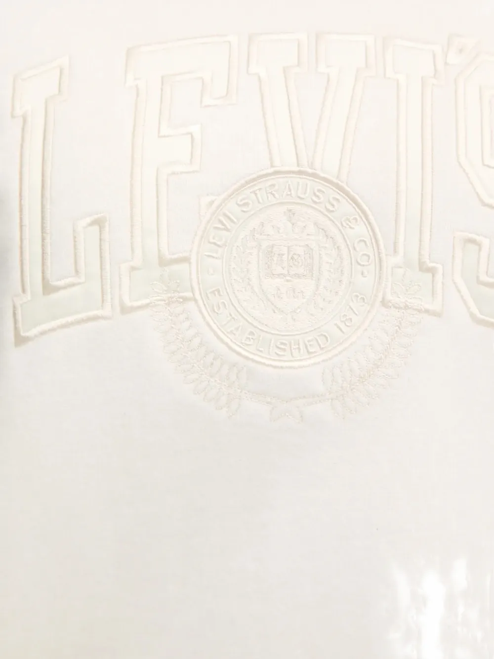 Levi's Sweater met geborduurd logo Beige