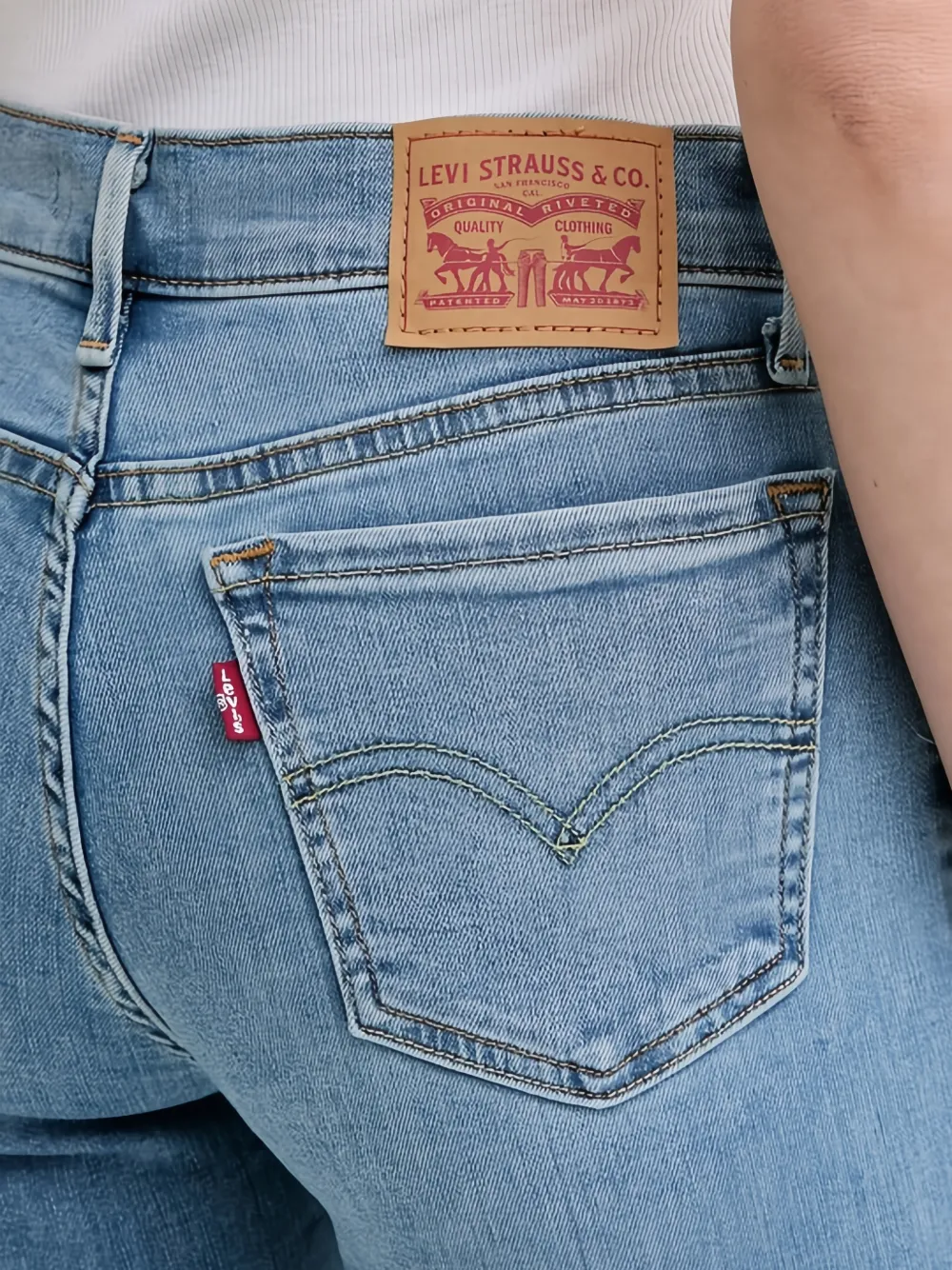 Levi's Skinny jeans Blauw
