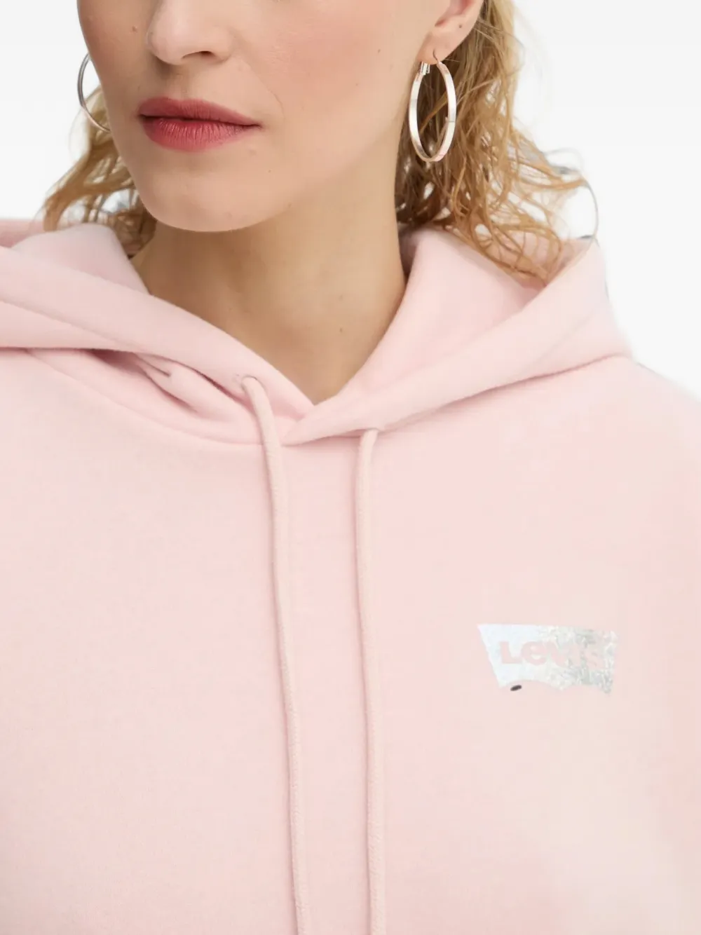 Levi's Everyday hoodie met logo-print Roze