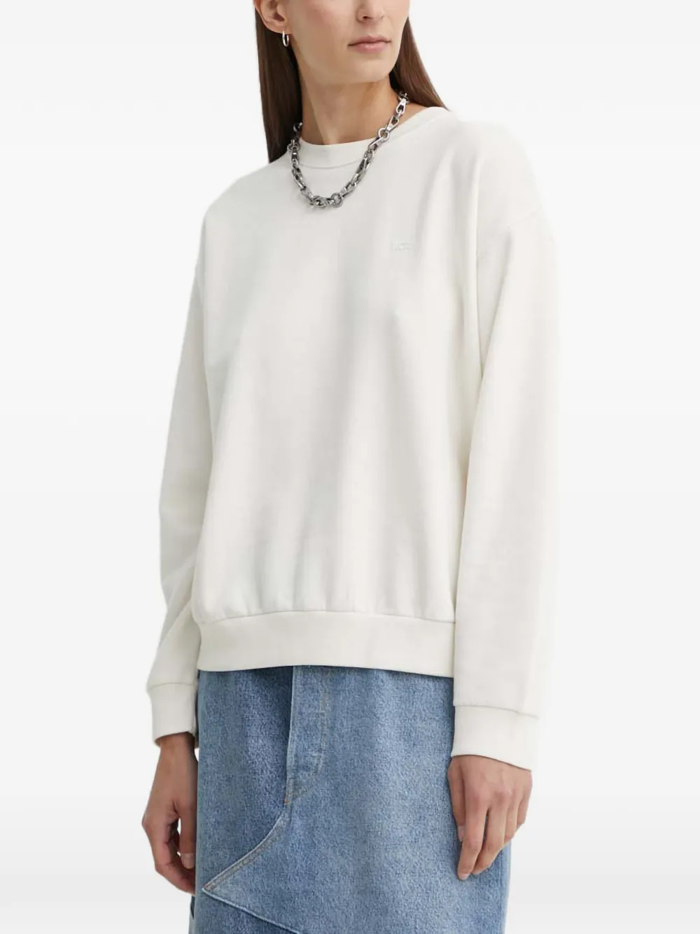 Levi's Sweatshirt mit Rundhalsausschnitt - Nude