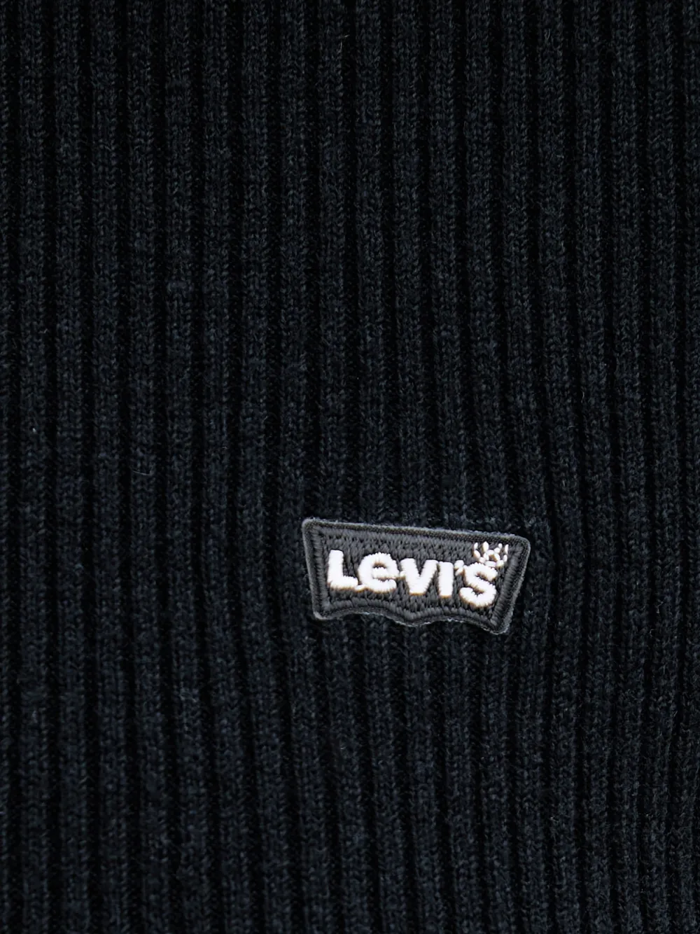 Levi's logo-detail long-sleeve top Zwart
