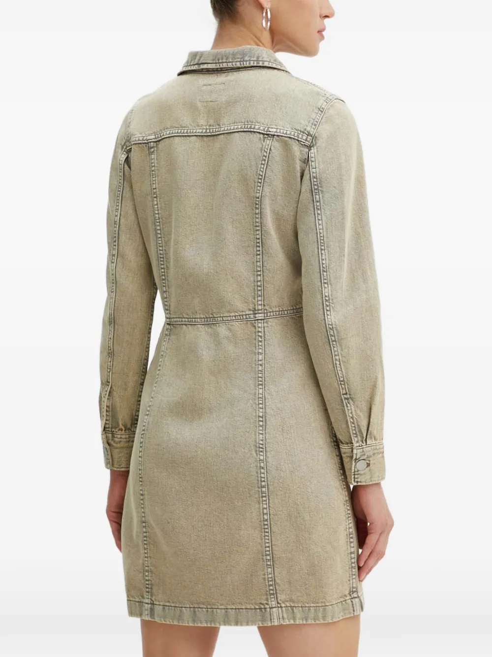 Levi's Flynn denim mini-jurk Beige