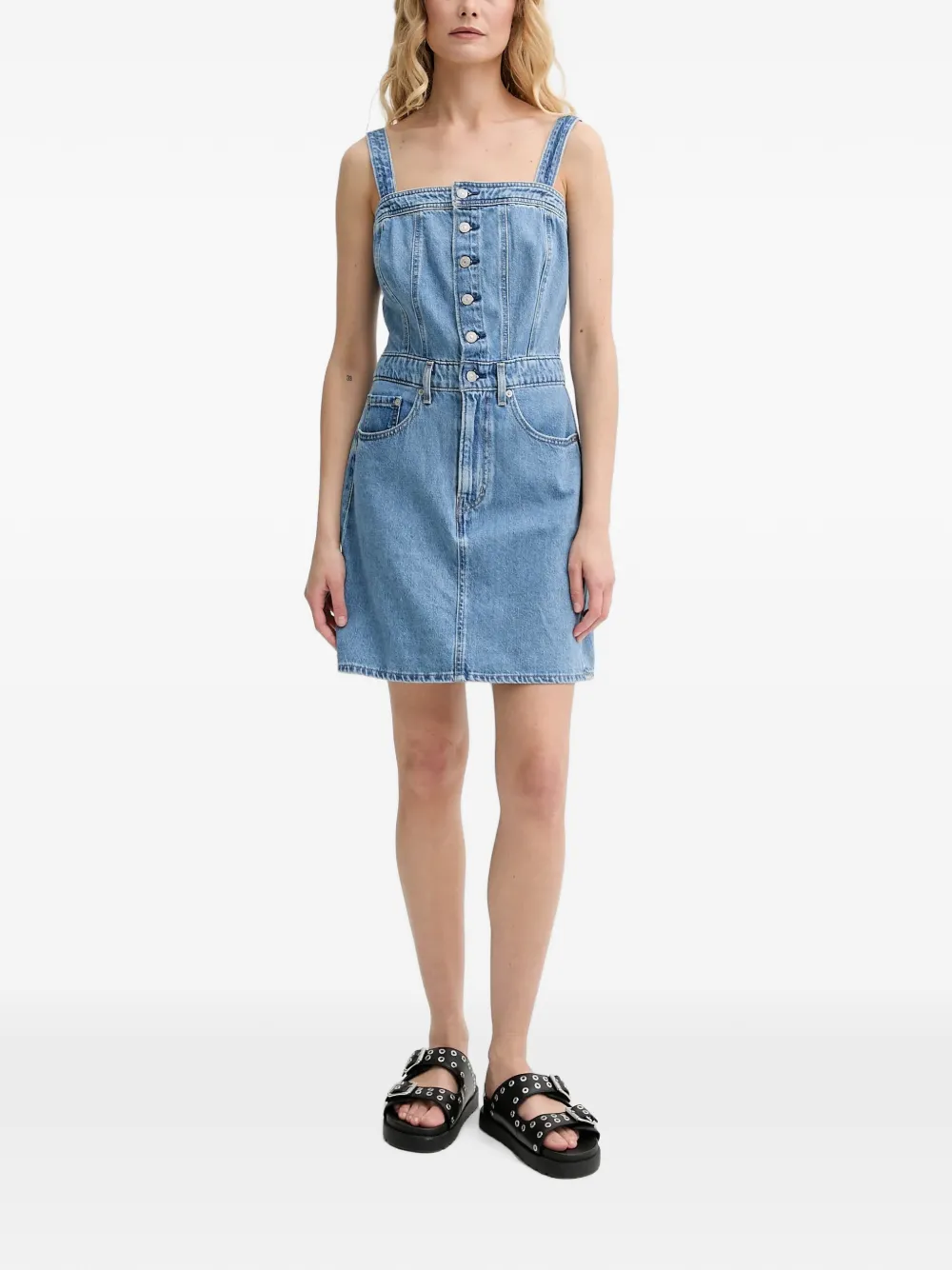 Levi's Iconic button-up denim mini dress