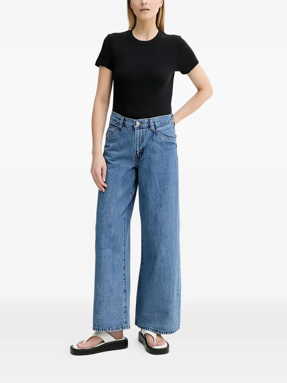 Levi's 94 baggy jeans met wijde pijpen Blauw