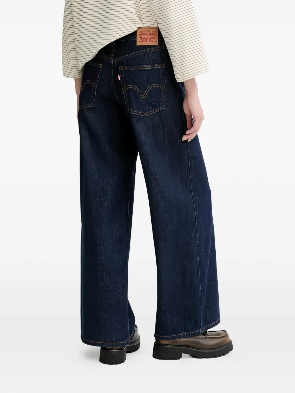 Levi's Jeans met wijde pijpen Blauw