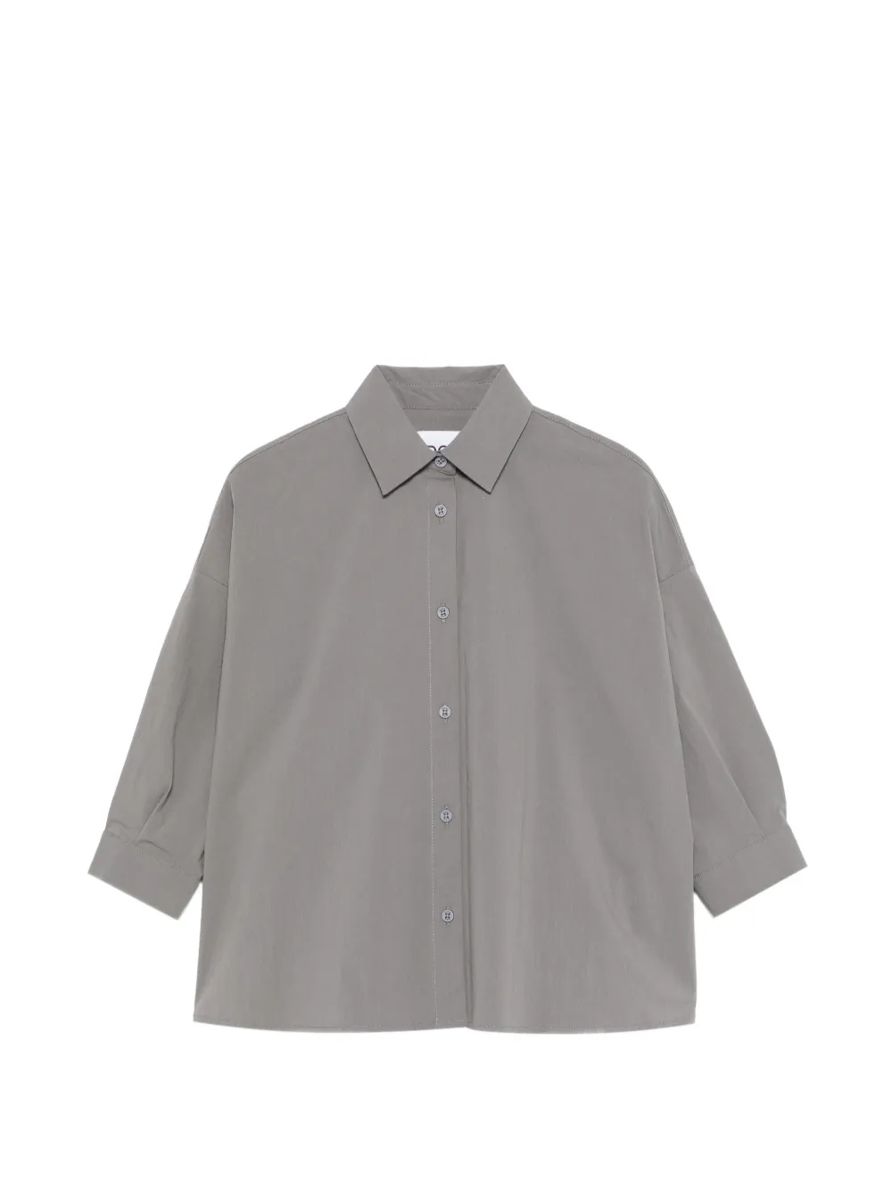 Douuod Kids buttoned shirt - Grigio