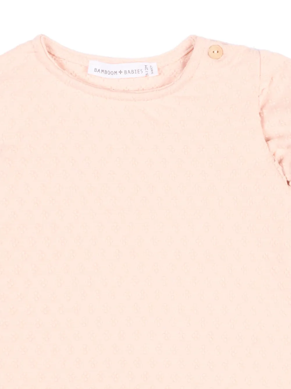  Bamboom Ruffled Short-sleeve T-shirt - Pink 