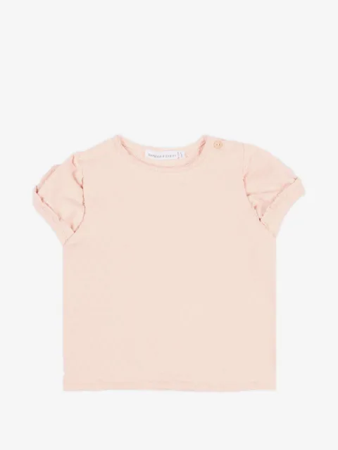 Bamboom ruffled short-sleeve T-shirt