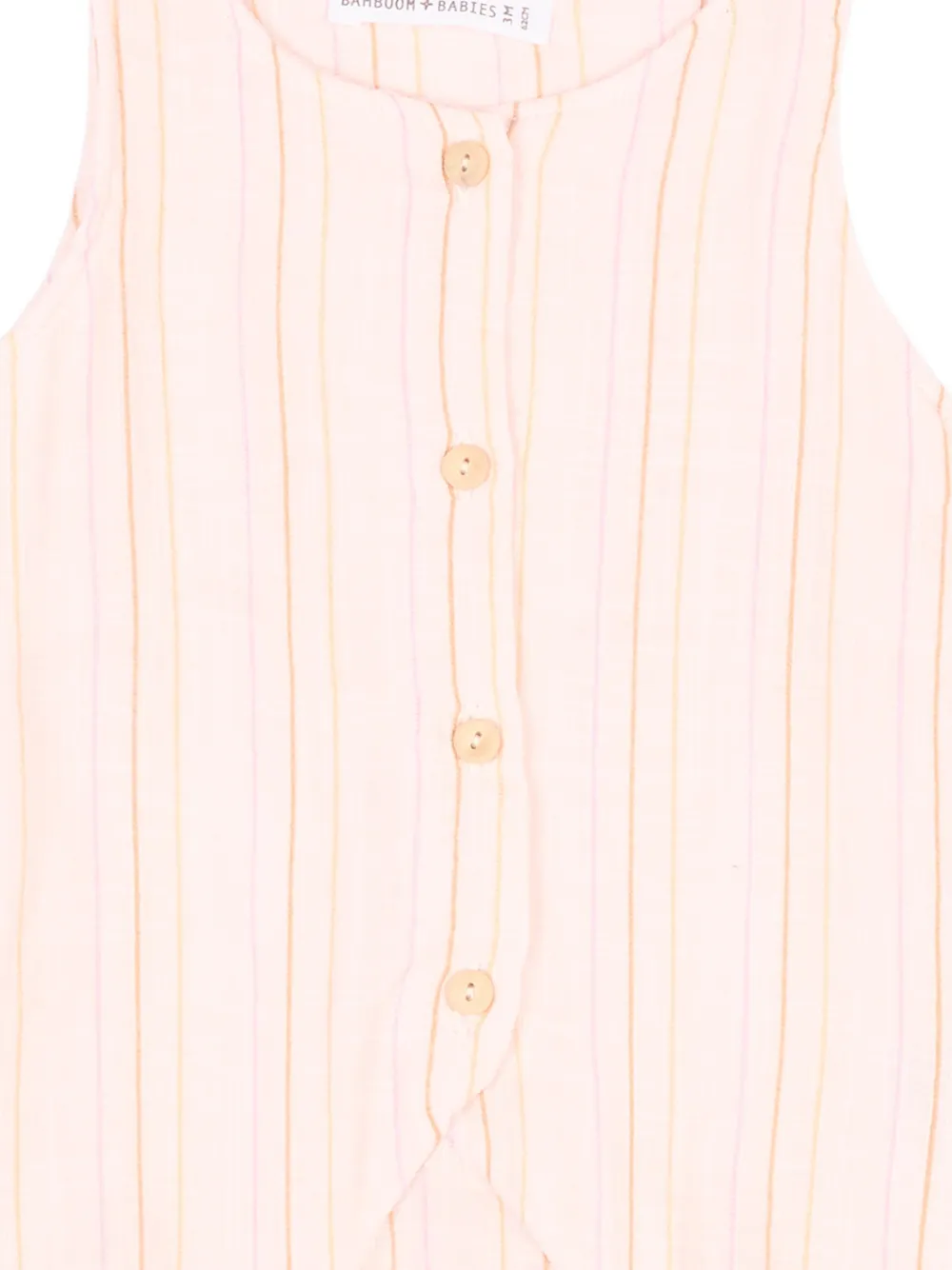  Bamboom Striped Romper - Pink 