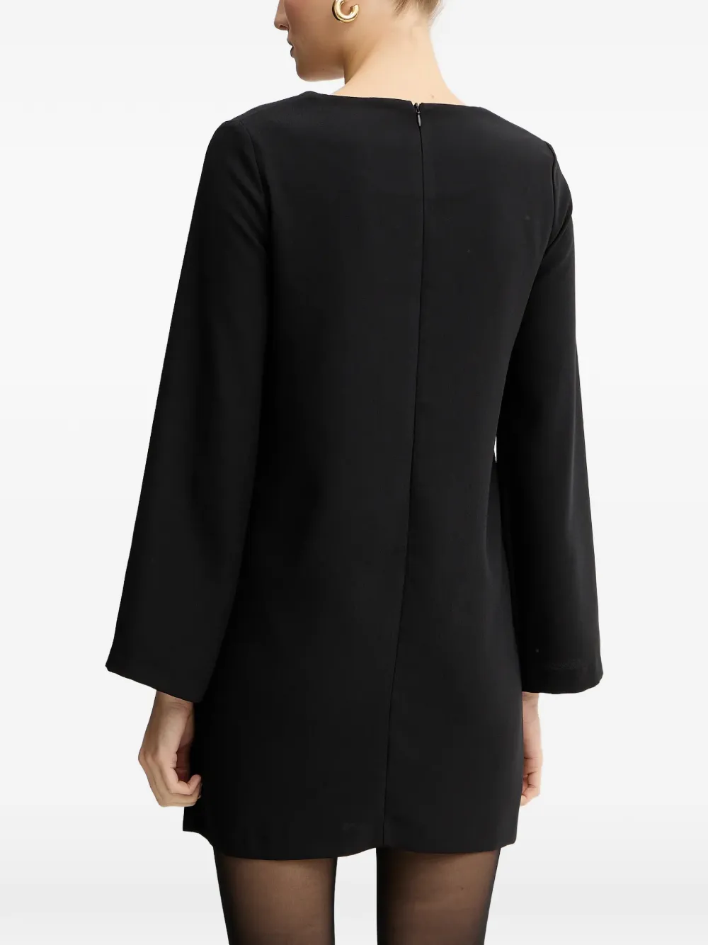 Silvian Heach Jurk met V-hals en logo Zwart