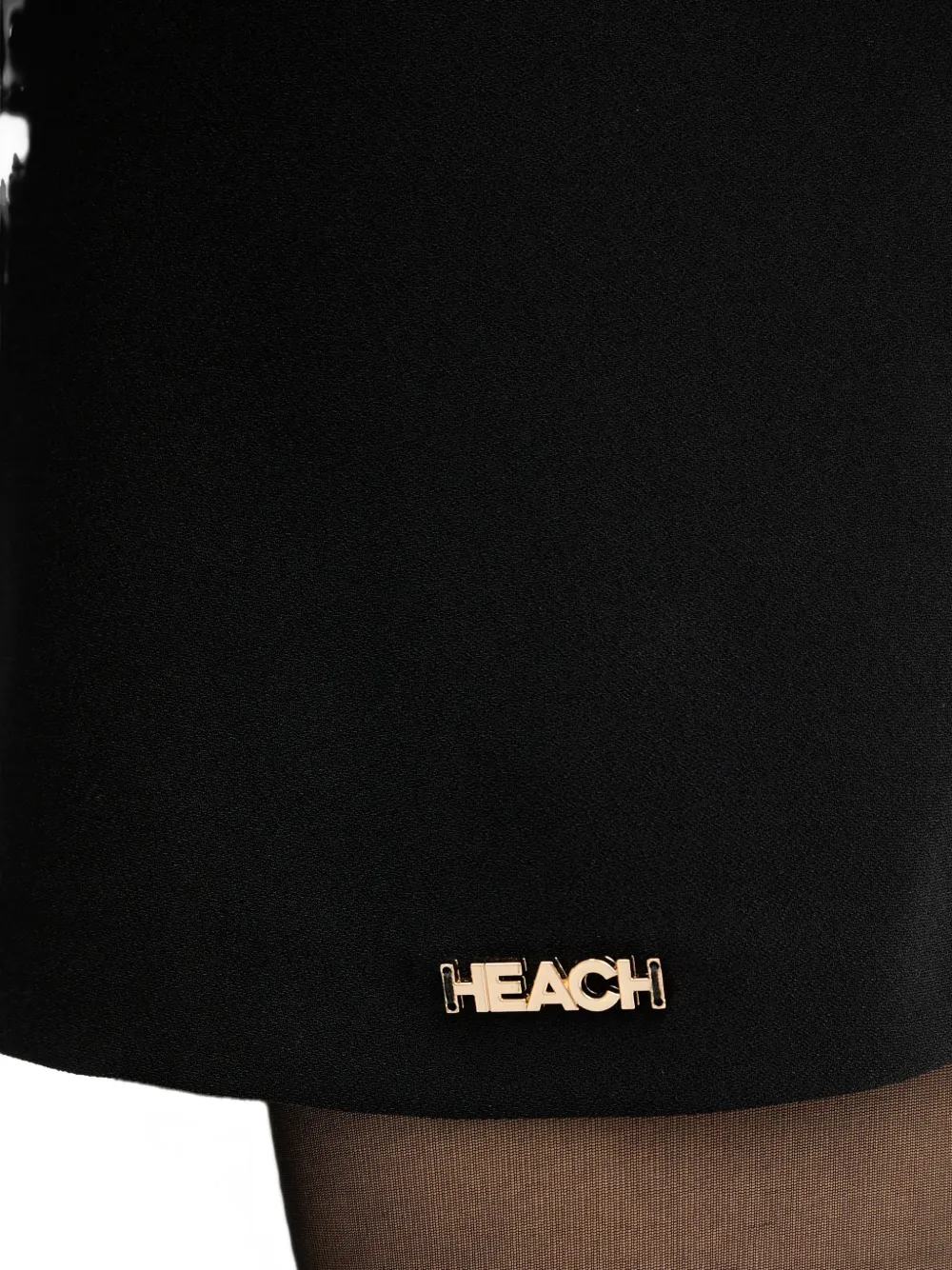 Silvian Heach Jurk met V-hals en logo Zwart