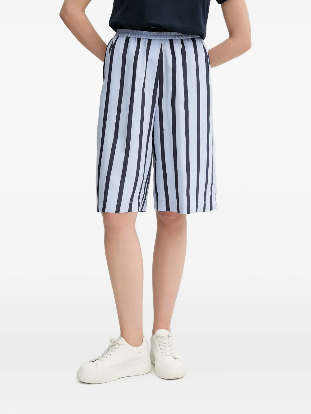 Sandro Ferrone striped shorts - Blu
