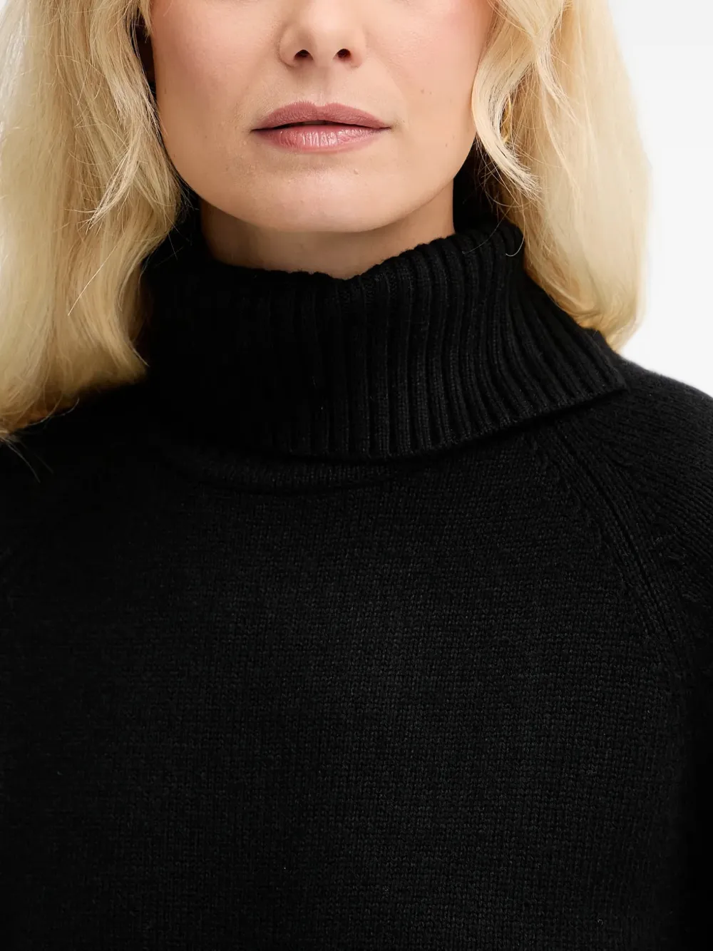 Silvian Heach roll-neck sweater Zwart