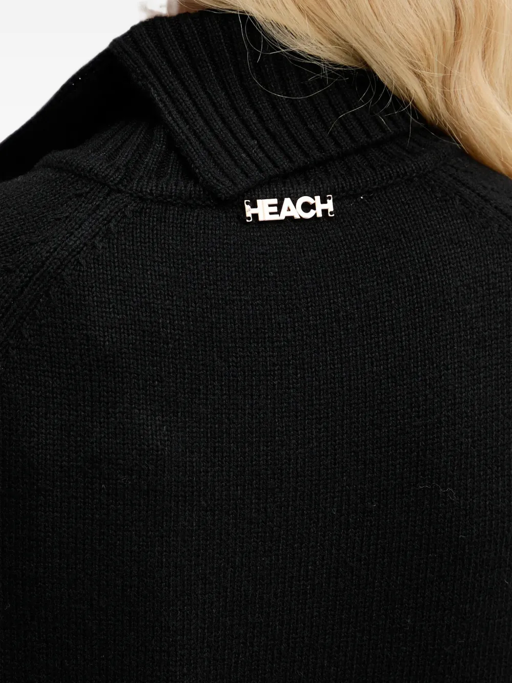 Silvian Heach roll-neck sweater Zwart