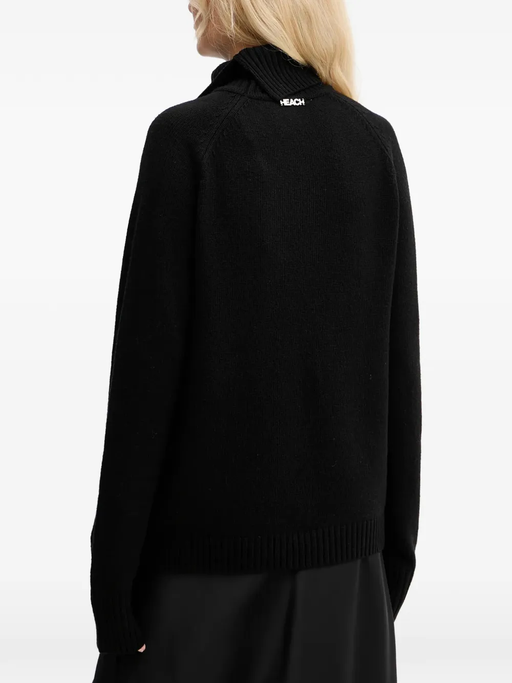 Silvian Heach roll-neck sweater Zwart