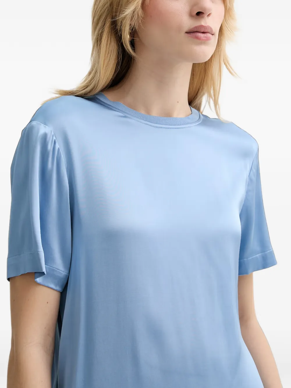 Silvian Heach Resana blouse met ronde hals Blauw