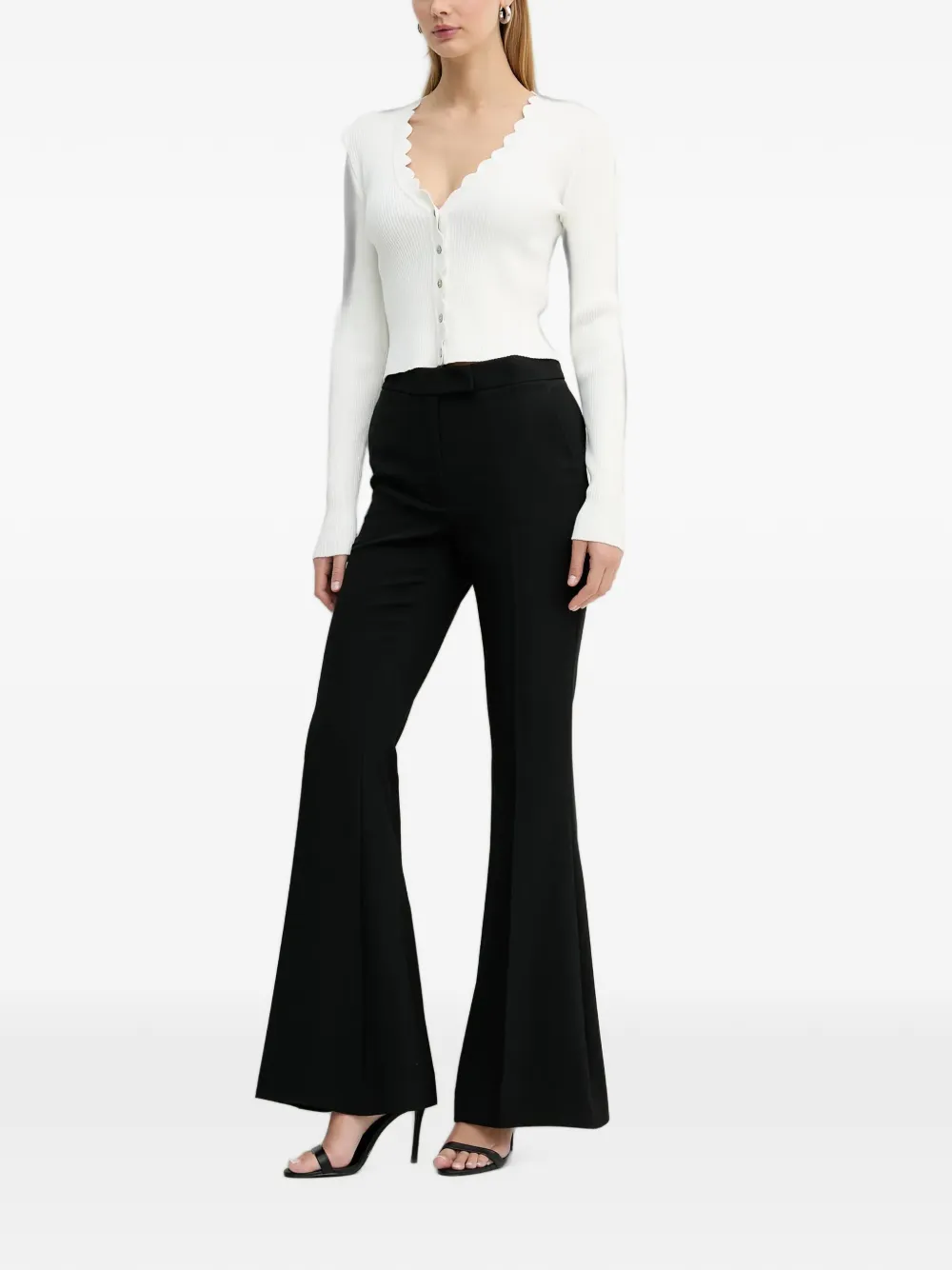 Silvian Heach Gewelfd vest Wit