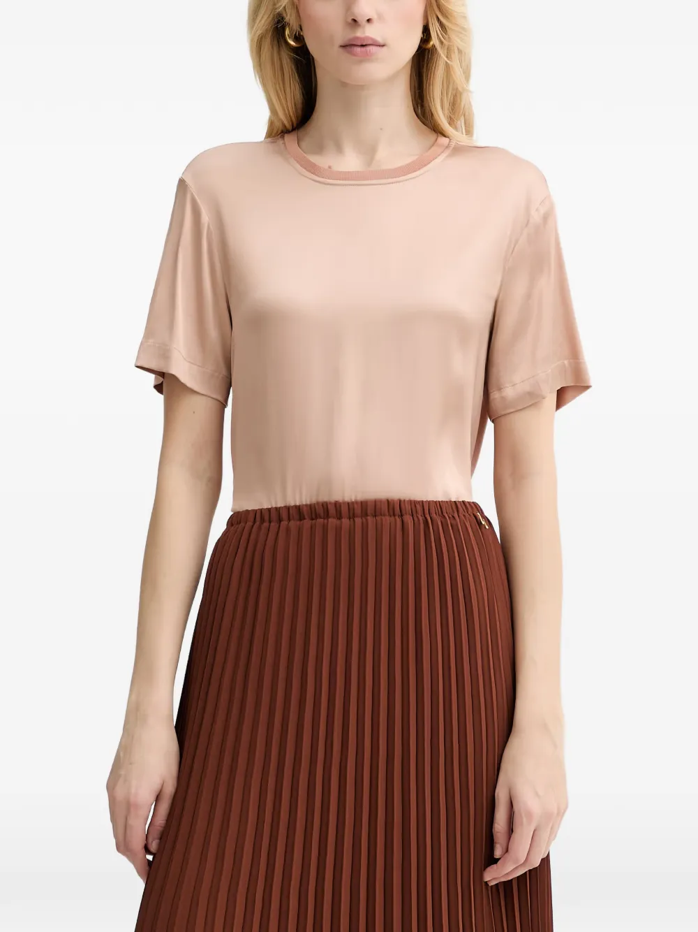Silvian Heach round-neck blouse - Rosa