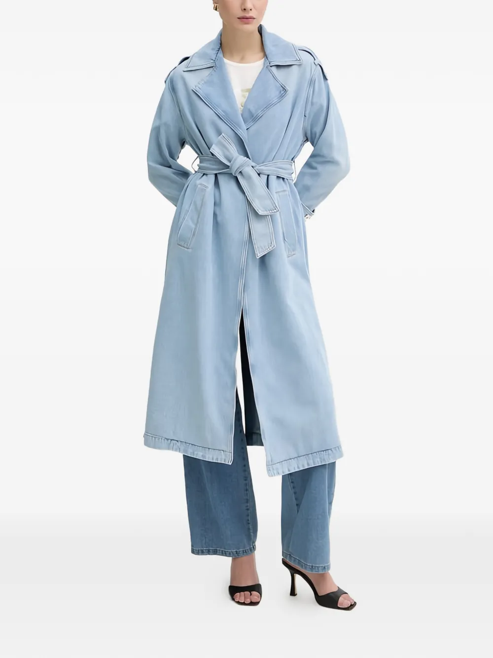 Silvian Heach VERSLY straight jeans Blauw