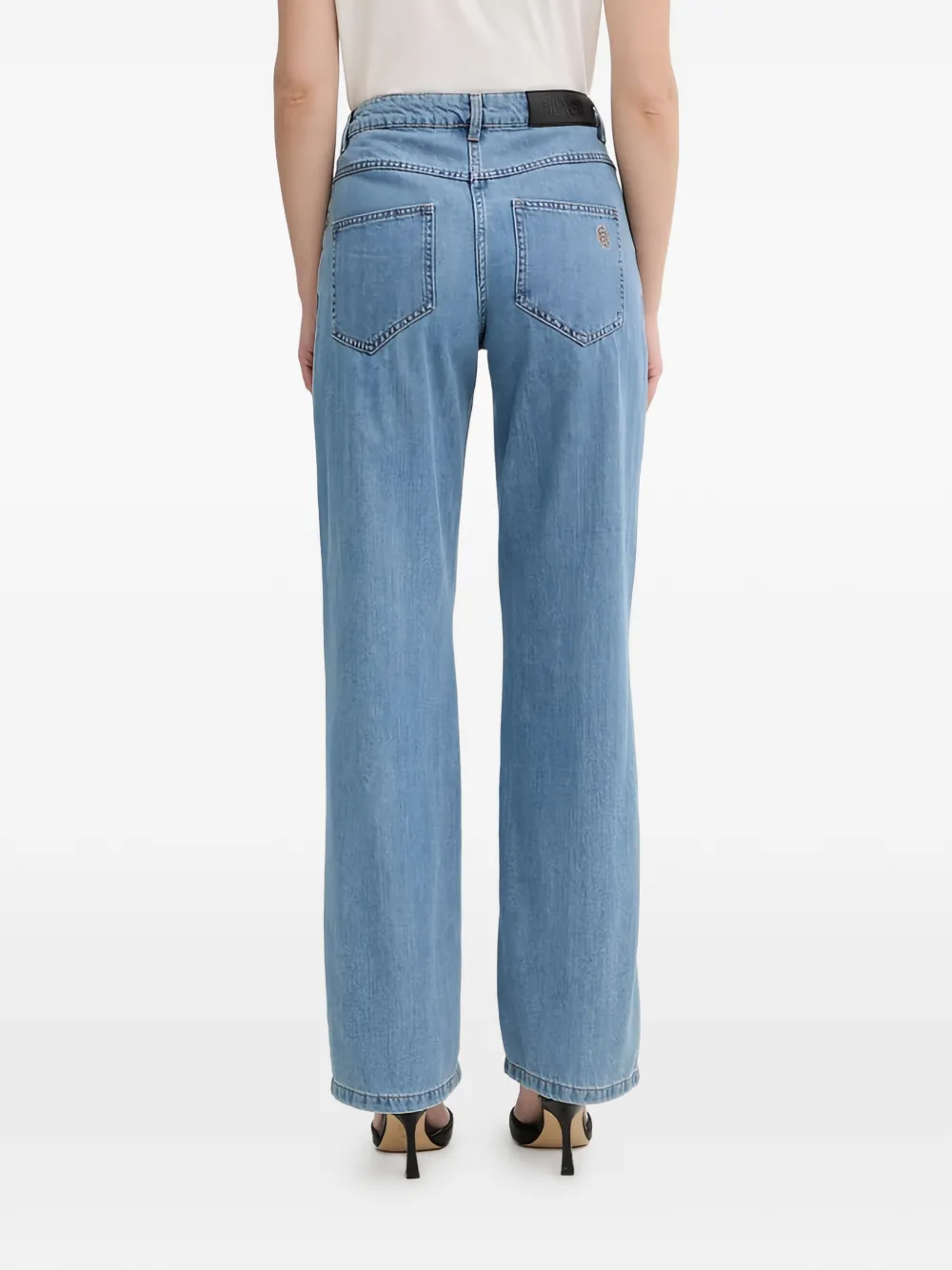 Silvian Heach VERSLY straight jeans Blauw