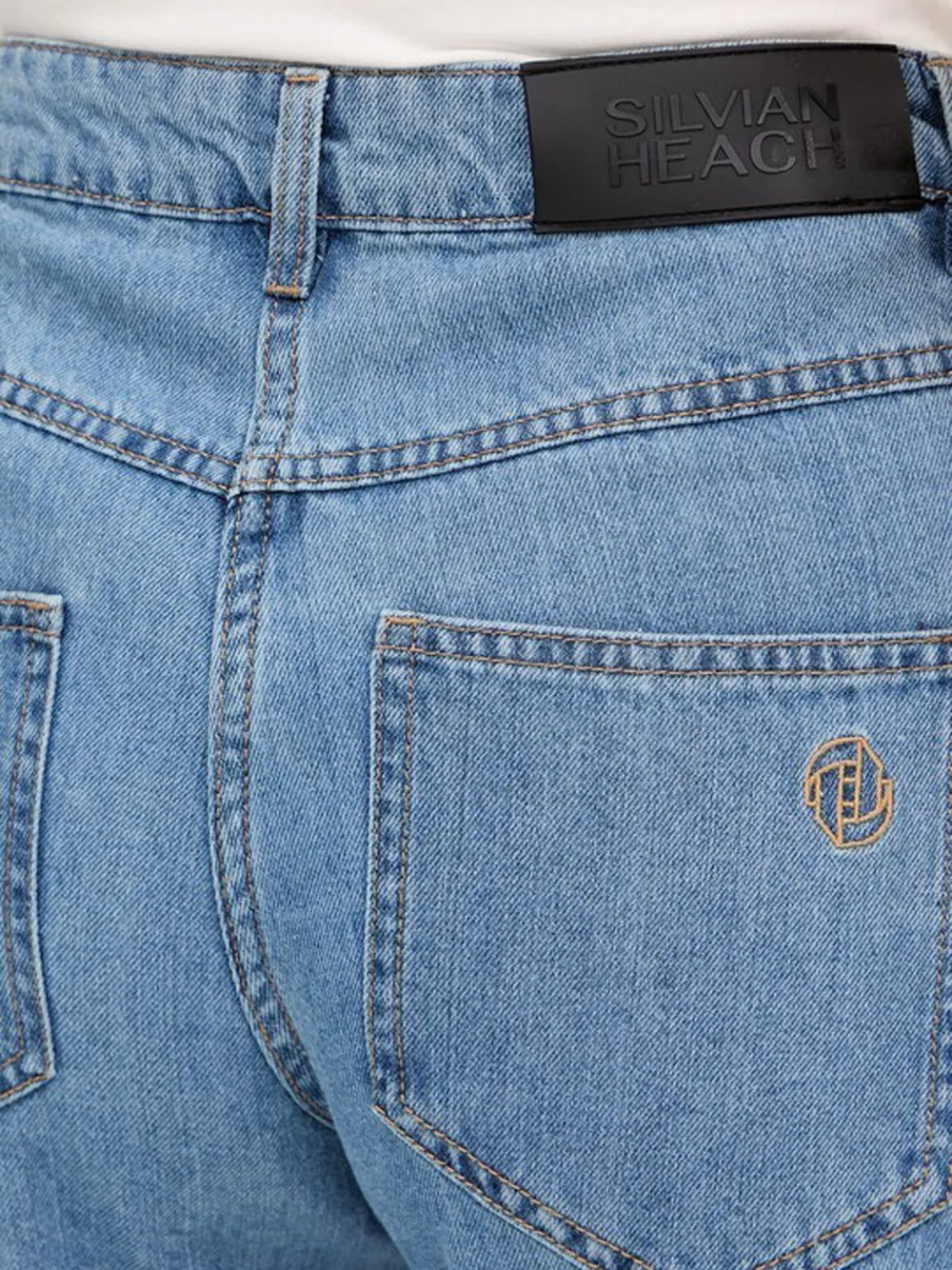 Silvian Heach VERSLY straight jeans Blauw