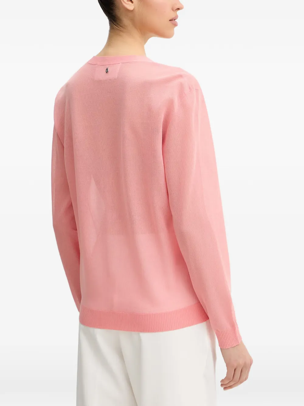 Silvian Heach Vest met V-hals en knoop Roze