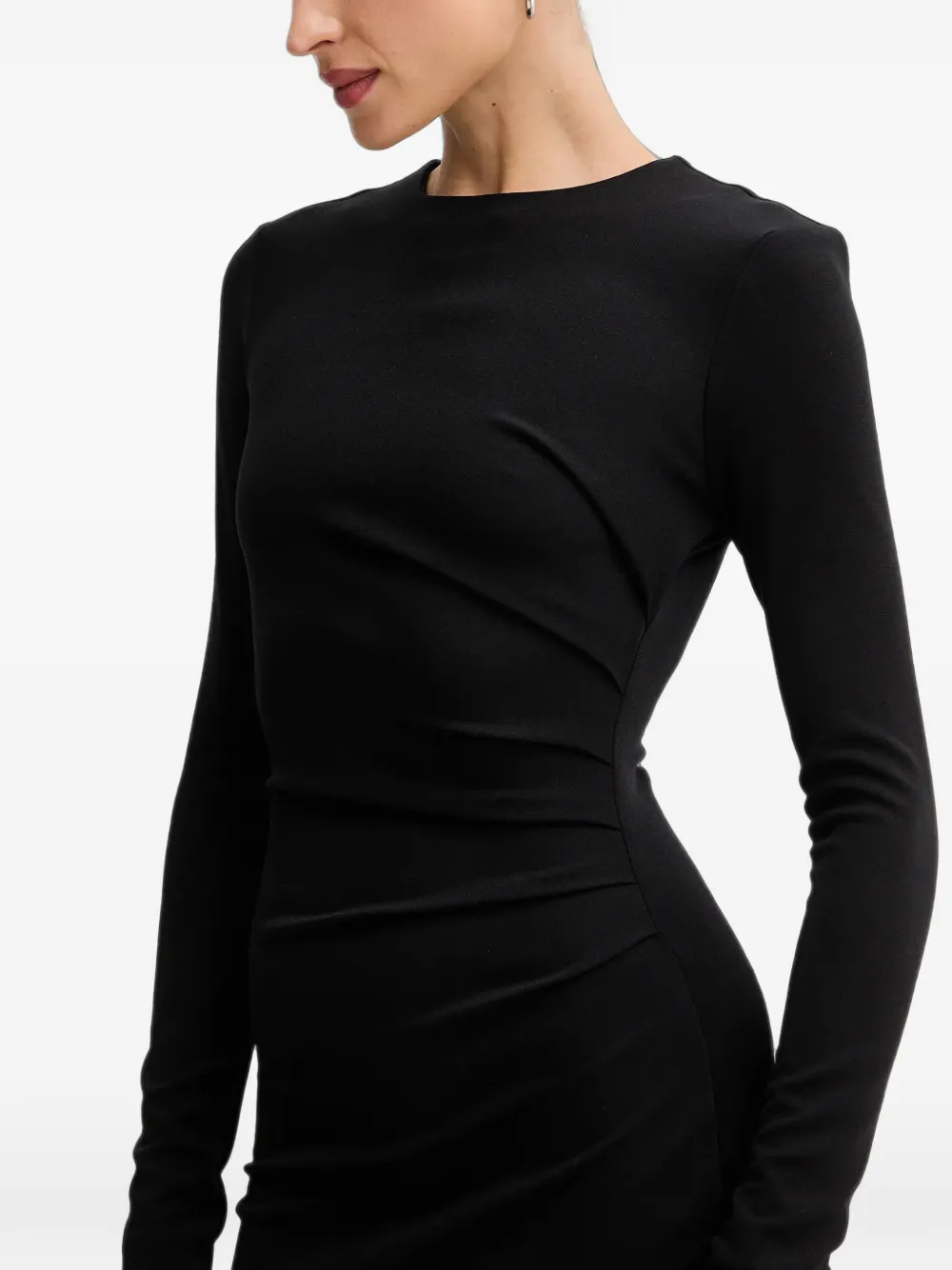 Silvian Heach draped mini dress Zwart