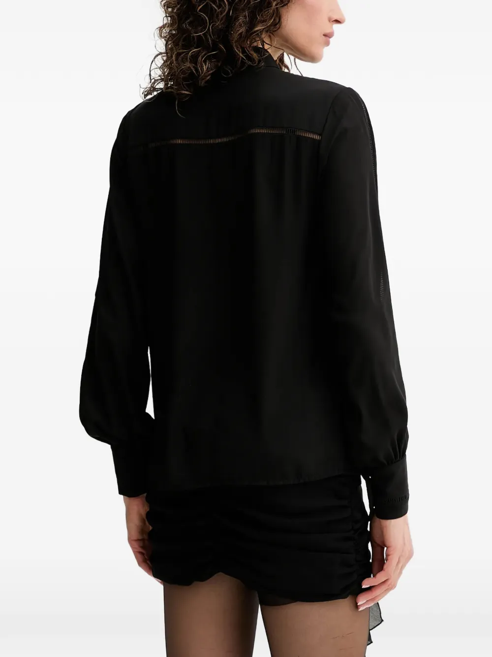 Silvian Heach Shirt met ruches Zwart