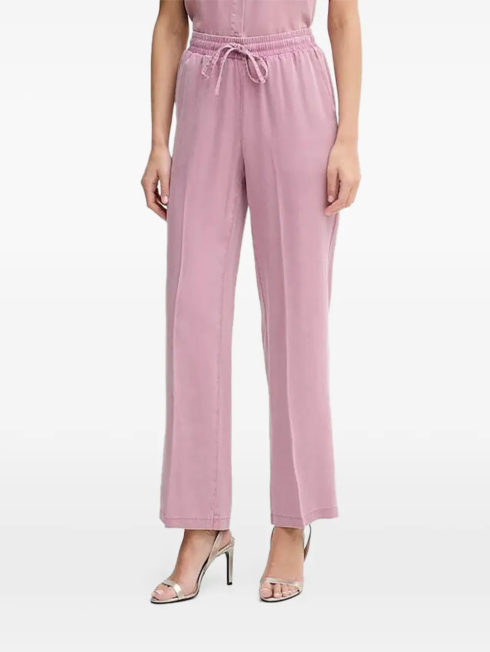 Silvian Heach Asher Drawstring Trousers In Pink
