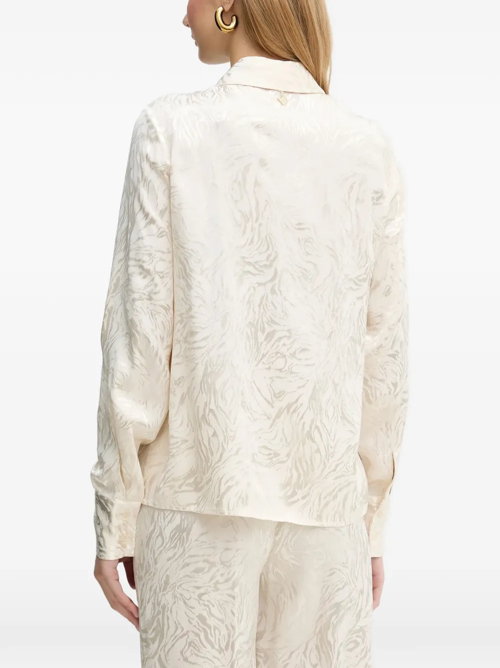 Silvian Heach Shirt met patroon Beige
