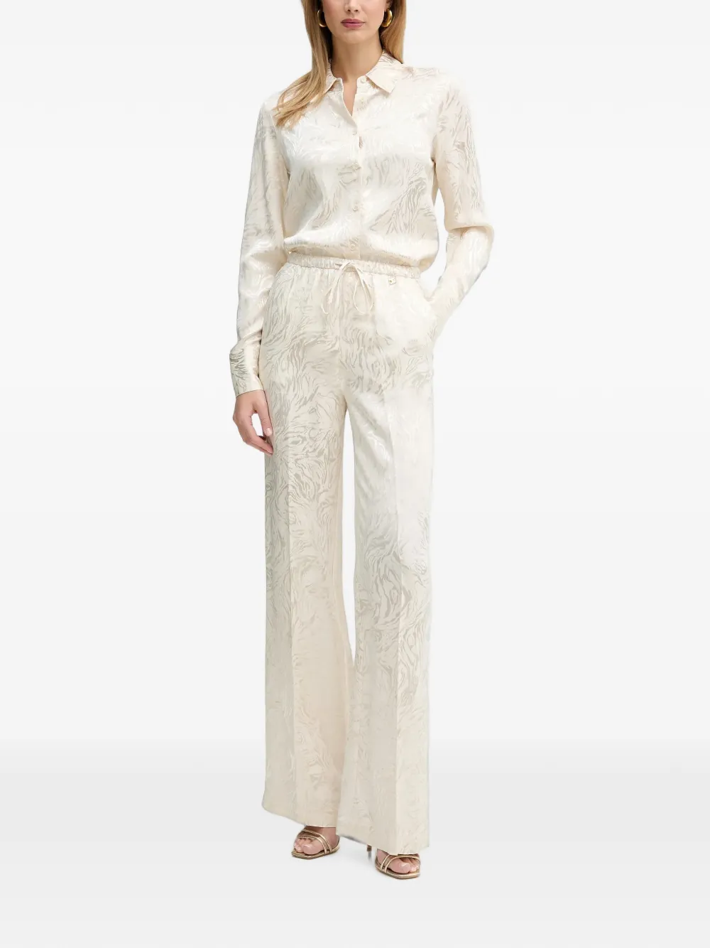 Silvian Heach Shirt met patroon Beige