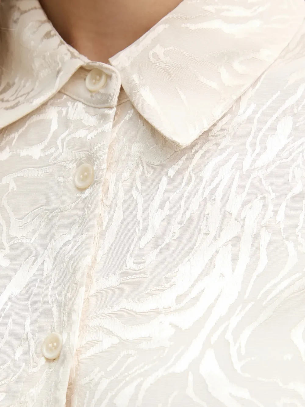 Silvian Heach Shirt met patroon Beige